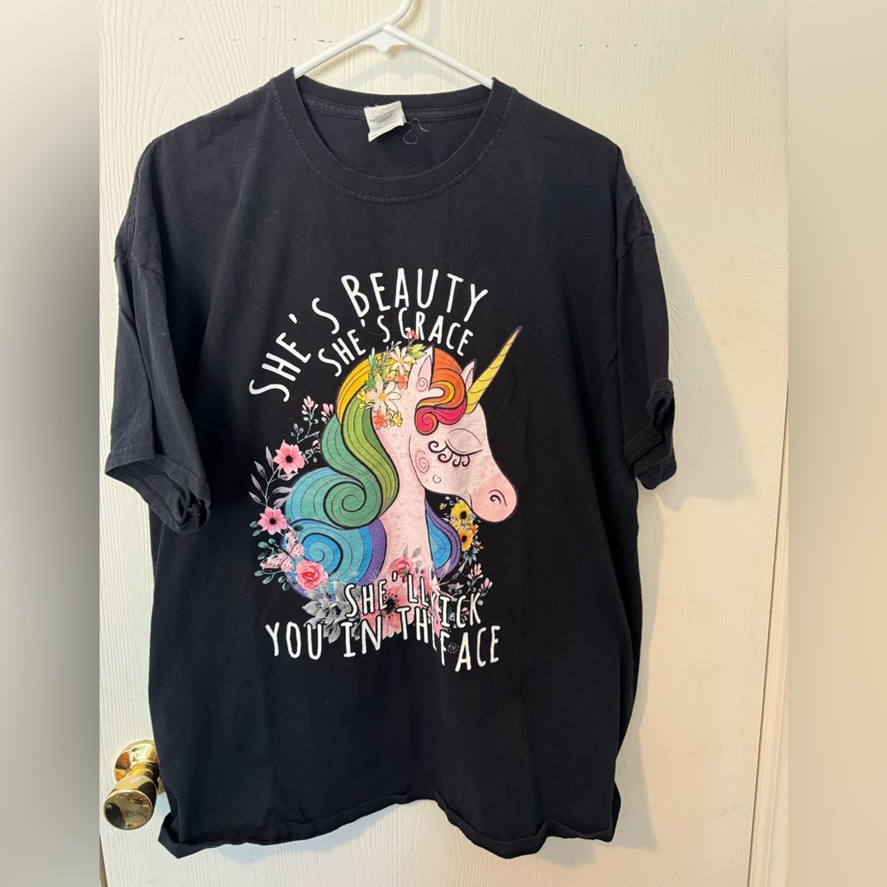 Women’s unicorn T-shirt- 2XL